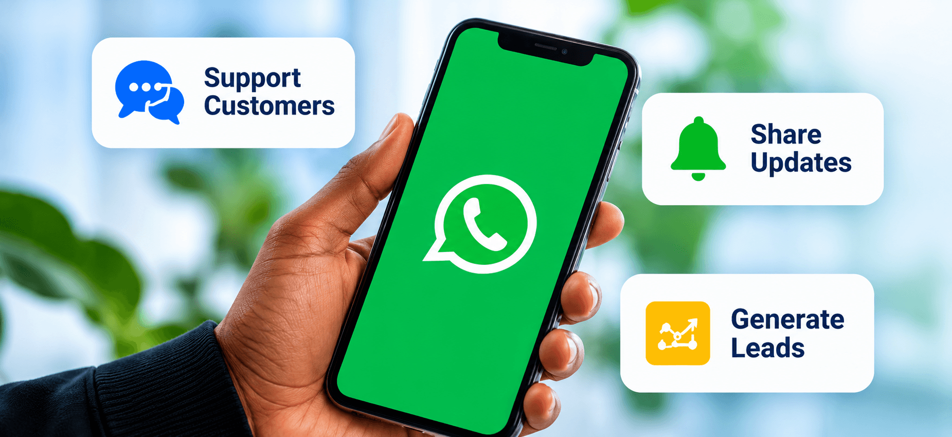whatsapp business for generating leads using mobination in kenya